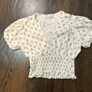 Faithfull The Brand printed Floral cute crop top